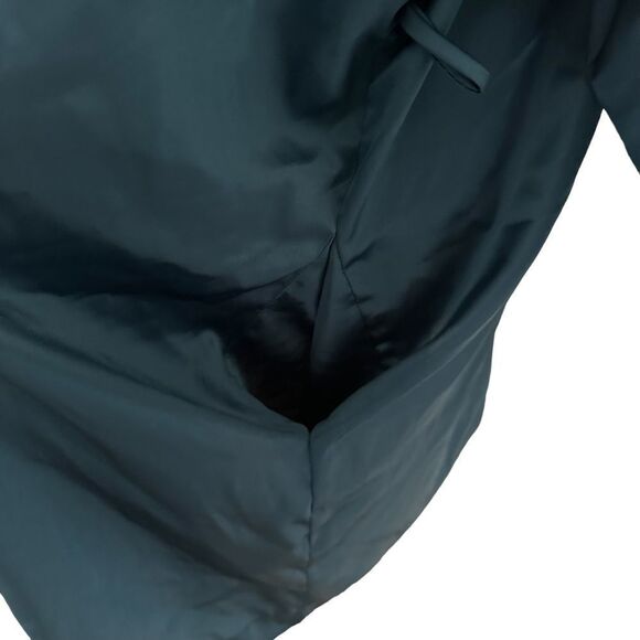 Victoria Secret Royal Dark Blue Satin Mini Sexy Flowy Robe - Picture 6 of 7